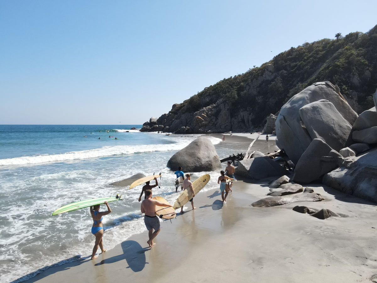 Clases de Surf en Barra de la Cruz, Oaxaca