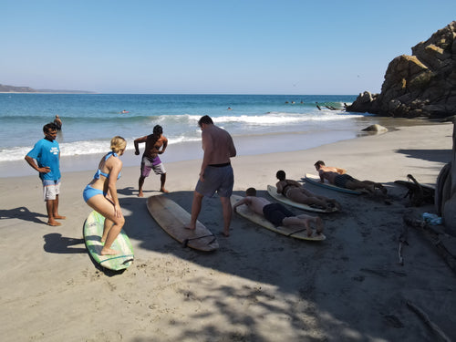 Clases de Surf en Barra de la Cruz, Oaxaca